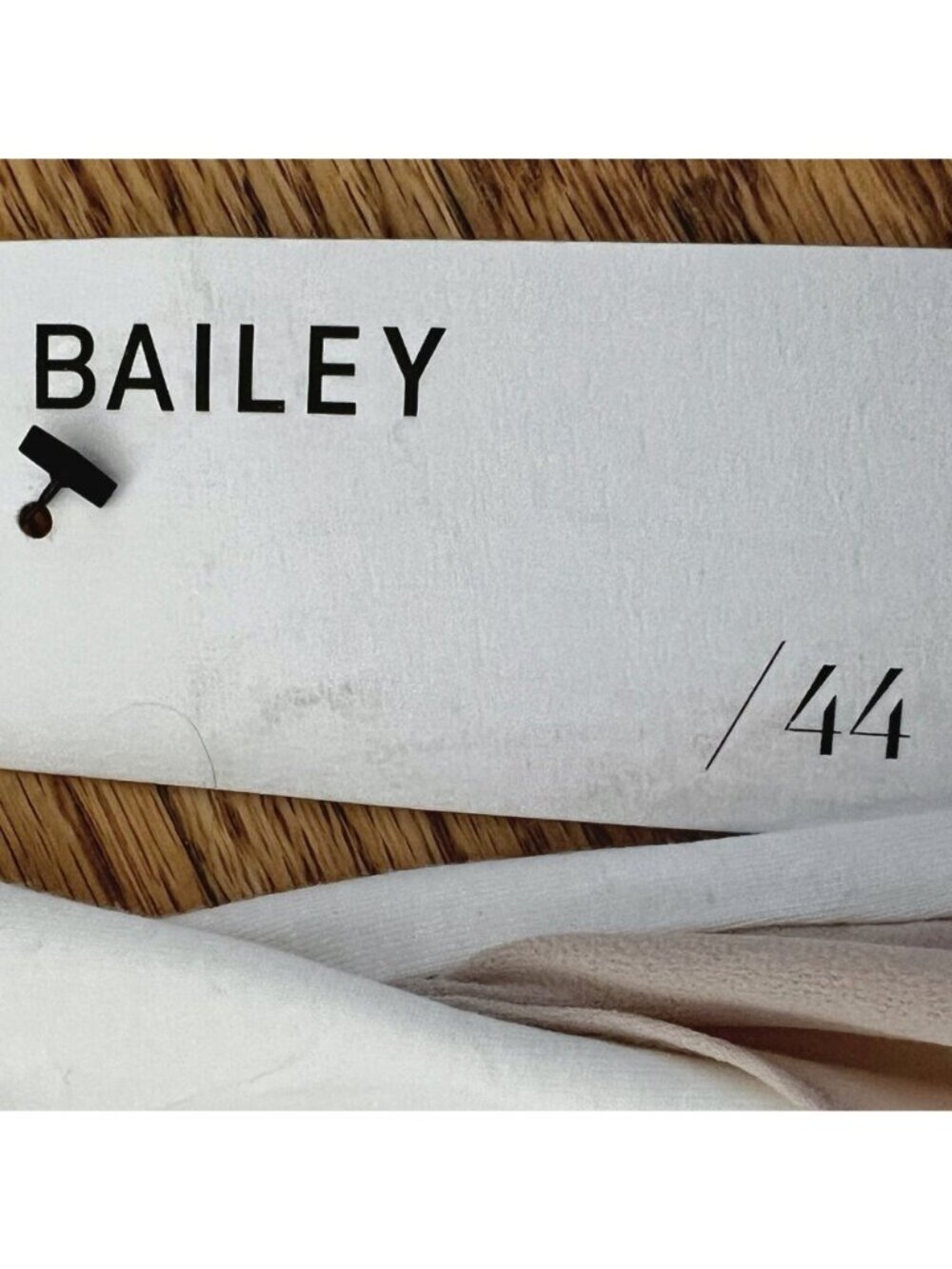 NWT Bailey 44 Side Tie Top Draped V Neck XL Neutral Quiet Luxury Fairy Chic - Picture 7 of 15